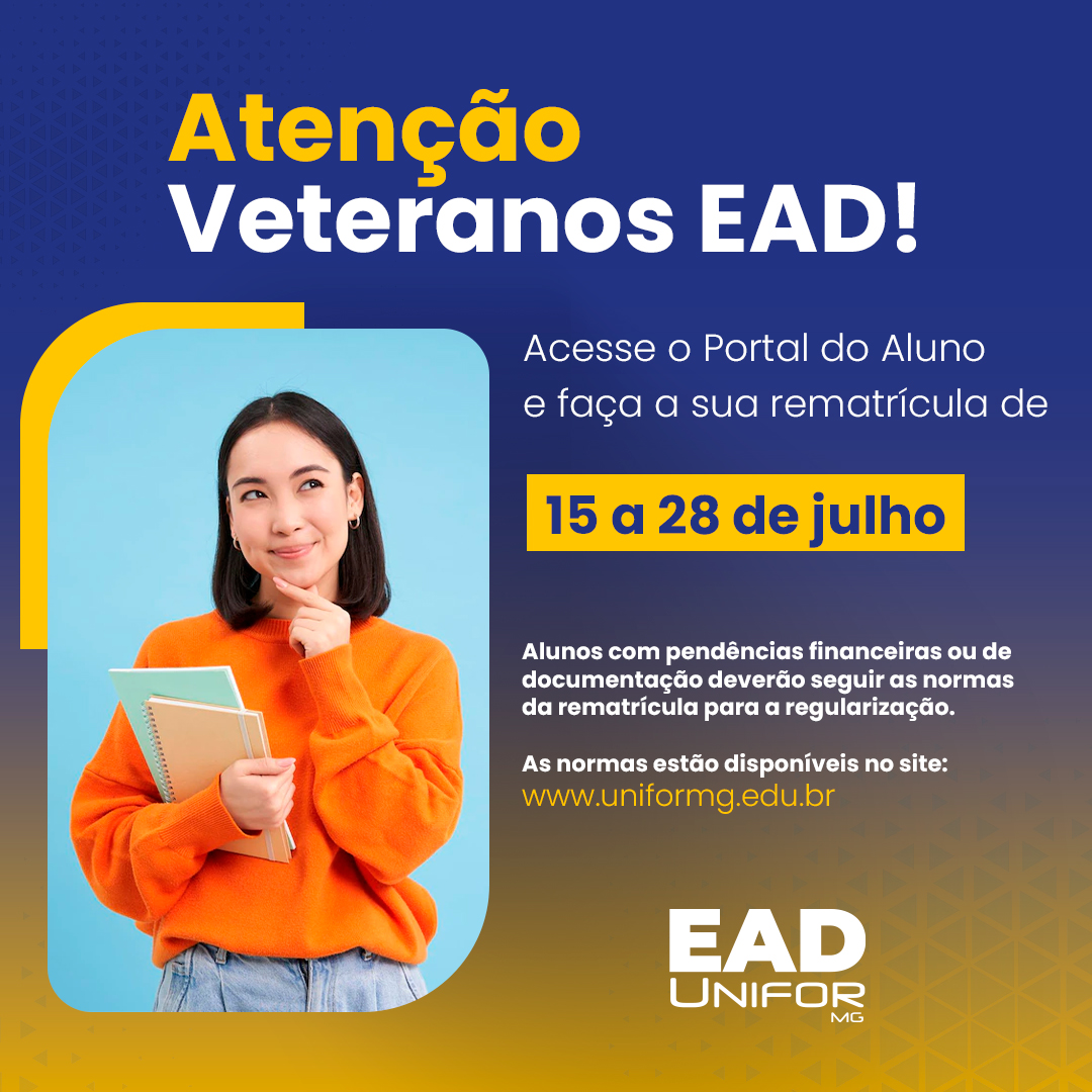 NORMAS PARA A REMATRÍCULA DA MODALIDADE EAD – 2023.2
