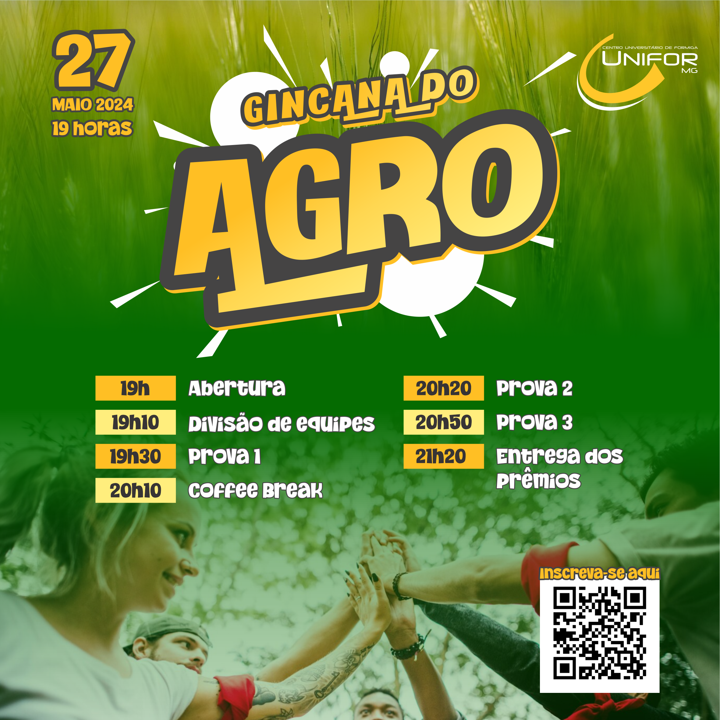 CURSO DE ENGENHARIA AGRONÔMICA REALIZARÁ GINCANA DO AGRO
