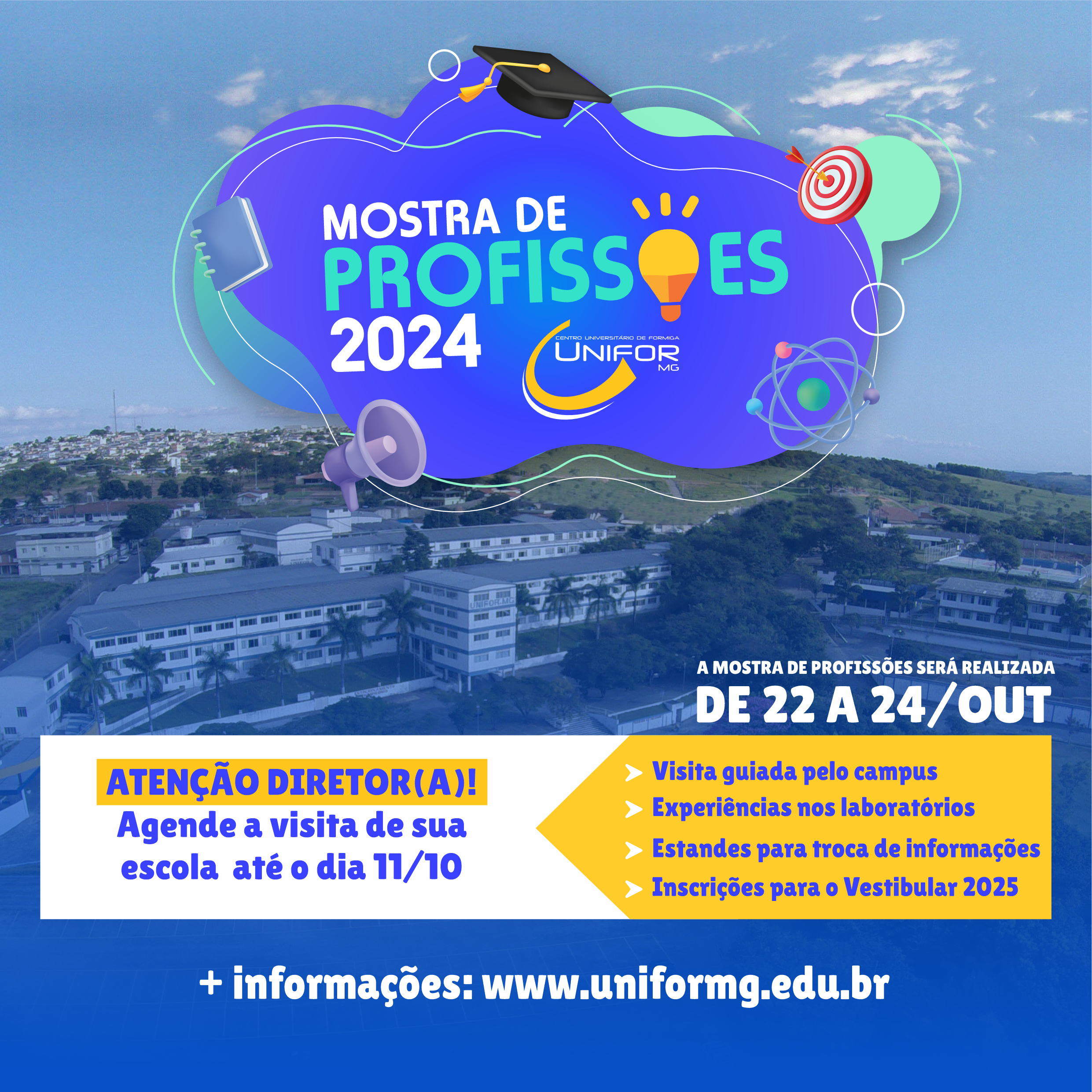 ESCOLAS JÁ PODEM INSCREVER SEUS ALUNOS PARA A MOSTRA DE PROFISSÕES