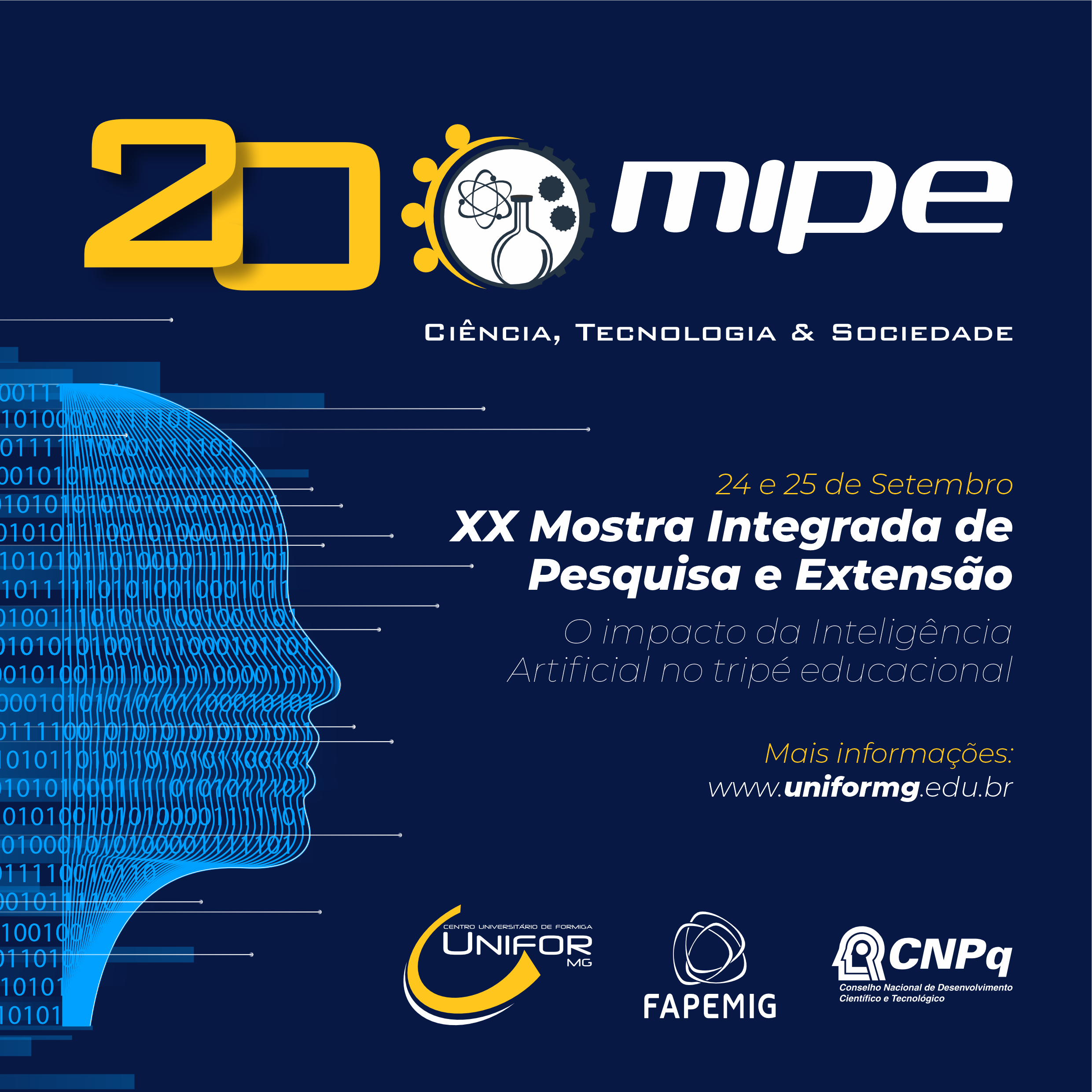 UNIFOR-MG PUBLICA A PROGRAMAÇÃO DA XX MIPE