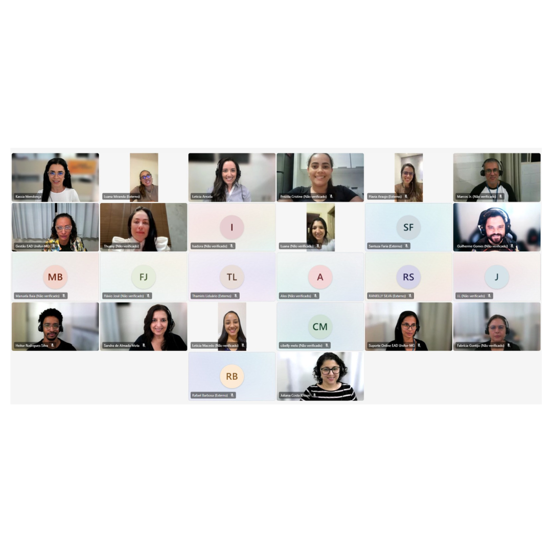 UNIFOR-MG REÚNE MAIS DE 230 PARTICIPANTES NA I SEMANA WEBINÁRIOS ACADÊMICOS DOS CURSOS EAD