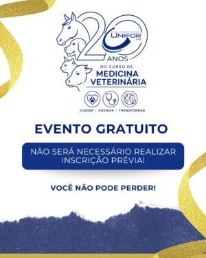 MEDICINA VETERINÁRIA DO UNIFOR-MG CELEBRA 20 ANOS COM PROGRAMAÇÃO ESPECIAL