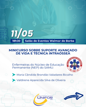 SEMANA DA ENFERMAGEM UNIFOR-MG TERÁ PALESTRAS E MINICURSOS